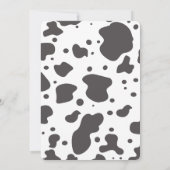 Minimalistische Stalltiere Farm Babydusche Kunst Einladung (Rückseite)