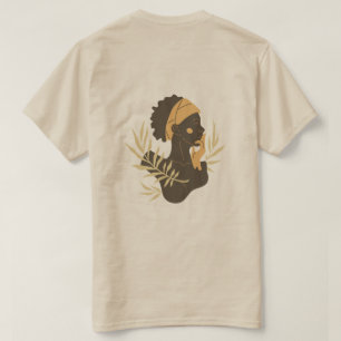 Minimalistische Stammes-Silhouetten-Kunst T-Shirt