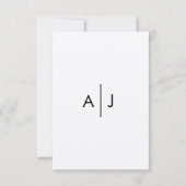 Minimalistische Starfish Save the Date Hochzeit, K (Rückseite)