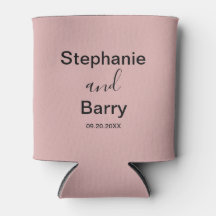 Minimalistische staubige rosa Hochzeitsanpassung