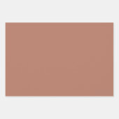 Minimalistische staubige Rose schlicht elegant Geschenkpapier Set (Vorderseite 2)