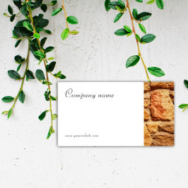 Minimalistische Steinfotografie Visitenkarte