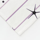 Minimalistische Sternen-Fleece-Decke Fleecedecke (Ecke)