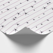 Minimalistische Sternen Geschenkpapier (Ecke)
