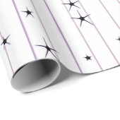 Minimalistische Sternen Geschenkpapier (Rolleneckpunkt)