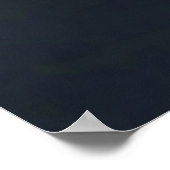 Minimalistische Stille Katze Poster (Ecke)