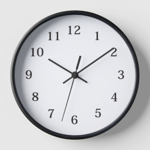 Minimalistische Stille Uhr - Moderne