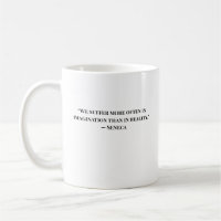 Minimalistische Stoiker-Zitat-Seneca-Tasse