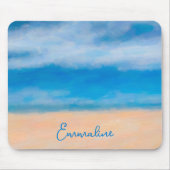Minimalistische Strandbilder Mousepad (Vorne)
