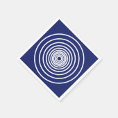 Minimalistische Streifen Serviette (Ecke)