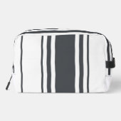 Minimalistische Streifen Waschbeutel (Rückseite)
