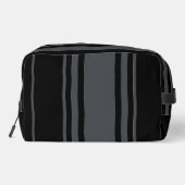 Minimalistische Streifen Waschbeutel (Rückseite)