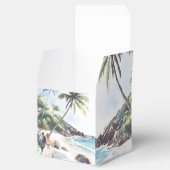 Minimalistische Summer Beach Hochzeit in Urlaubsor Geschenkschachtel (Geöffnet)