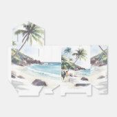 Minimalistische Summer Beach Hochzeit in Urlaubsor Geschenkschachtel (Ungefaltet)