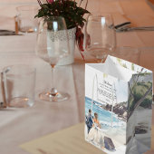 Minimalistische Summer Beach Hochzeit in Urlaubsor Mittlere Geschenktüte