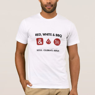 Minimalistische Symbole Bella+Leinwand Patriotisch T-Shirt