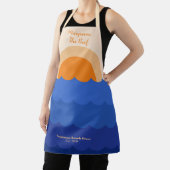 Minimalistische Szene des Sonnenuntergangs im Ozea Schürze (InSitu)