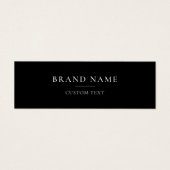 Minimalistische Tag für das benutzerdefinierte Unt (Vorderseite)