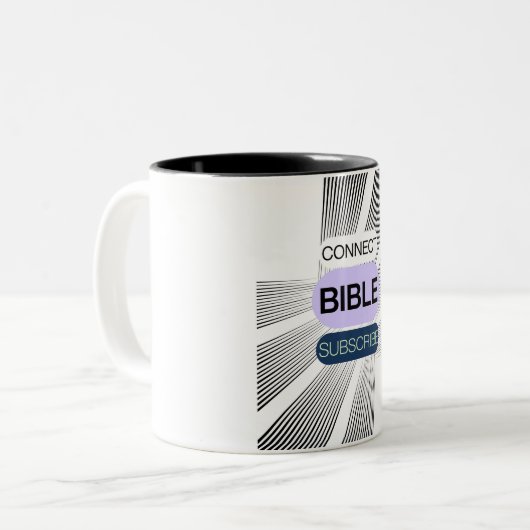 Minimalistische Tasse (Vorderseite Links)