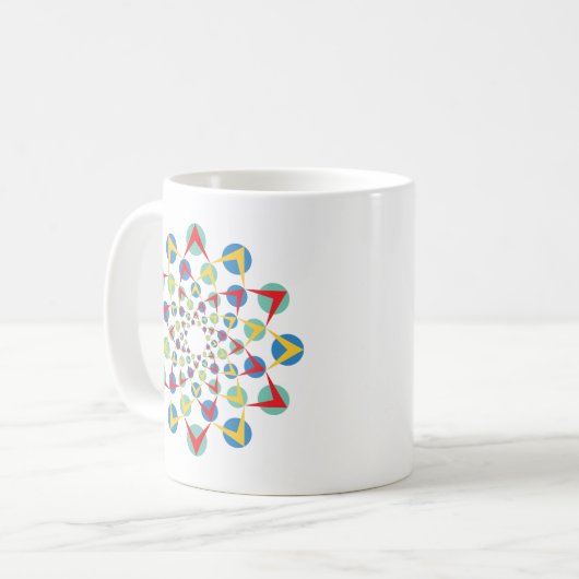 Minimalistische Tasse (Vorderseite Links)