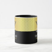 Minimalistische Tasse für die elegante Golf Monogr (Zentrum)