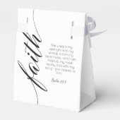 Minimalistische Taufe Geschenkschachtel (Rückseite)