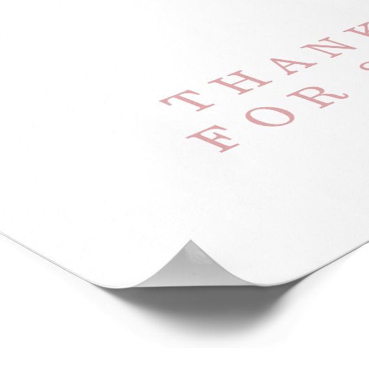 Minimalistische Teddy Bear Babydusche Bücher für B Poster (Ecke)