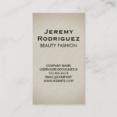 Minimalistische Textur Visitenkarte (Vorderseite)