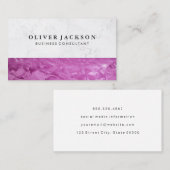 Minimalistische Textur Visitenkarte (Vorne/Hinten)