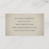 Minimalistische Textur Visitenkarte (Rückseite)