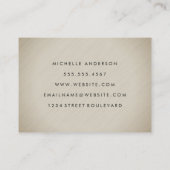 Minimalistische Textur Visitenkarte (Rückseite)