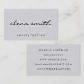 Minimalistische Textur Visitenkarte (Vorne/Hinten)