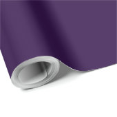 Minimalistische tiefe Violette Geschenkpapier (Rolleneckpunkt)