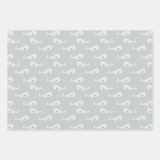 Minimalistische Tiere aus dem kleinen Walmeer Geschenkpapier Set (Vorderseite)