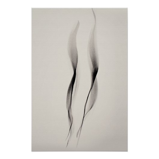 Minimalistische Tinte Abstrakte Wand Kunst für mod (Vorderseite)