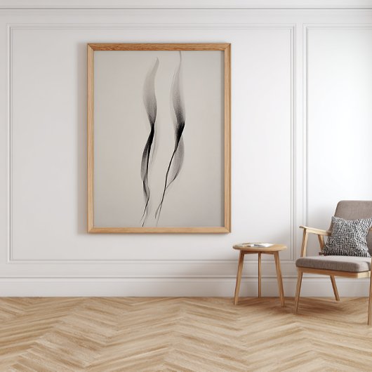 Minimalistische Tinte Abstrakte Wand Kunst für mod