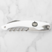 Minimalistische Tinte Pumpkin - Herbsternte Kunst Kellnermesser (Rückseite)