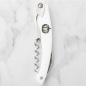 Minimalistische Tinte Pumpkin - Herbsternte Kunst Kellnermesser (Vorderseite)