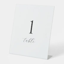 Minimalistische Tischkarten für die Hochzeit | Mod