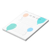 Minimalistische To-Do-Liste Notizblock (Rotiert)