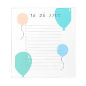 Minimalistische To-Do-Liste Notizblock (Vorderseite)