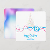 Minimalistische Trans-Weihnachten (Vorne/Hinten)