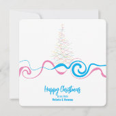 Minimalistische Trans-Weihnachten (Vorderseite)