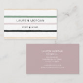 Minimalistische Traumkarte Visitenkarte (Vorne/Hinten)