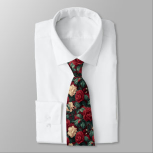 Minimalistische Trauzeugen Gardenias Floral Krawatte