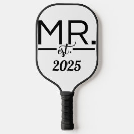 Minimalistische Trauzeugen Pickleball Paddle