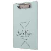 Minimalistische Treppe Linie Kunst, Dichtung und M Klemmbrett (Links)