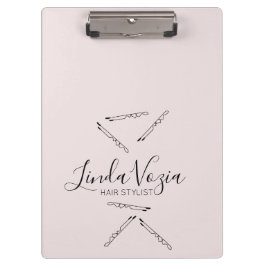 Minimalistische Treppe Stylische Linie Art Hair Klemmbrett