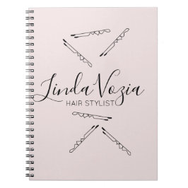 Minimalistische Treppe Stylische Linie Art Hair Notizblock