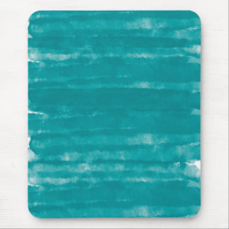 Minimalistische Türkis-Wasserfarben-Textur Mousepad